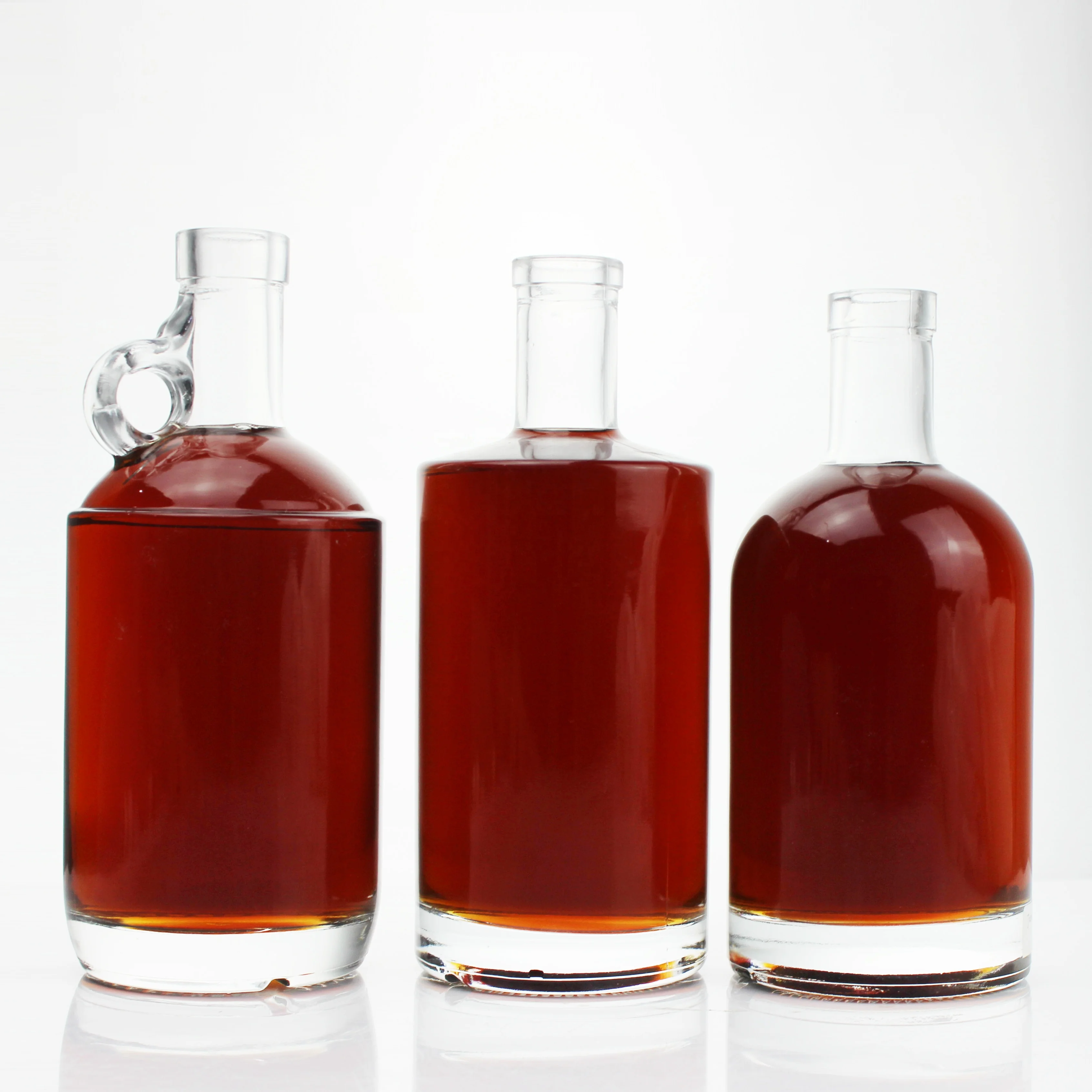 High Quality Alcohol Glass Bottles 50Ml 100MI 500MI 700Ml 750Ml For Spirits Liquor Whiskey