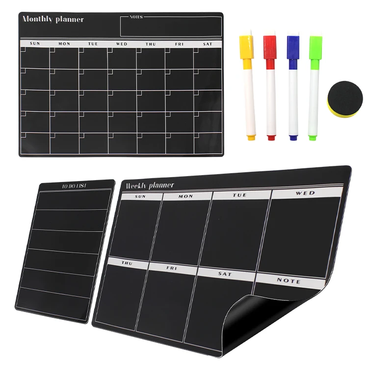 Magnetic Blackboard Magnet Sheet Self-Adhesive Waterproof Vinyl, Polyester, Glossy Kitchen Organization, Labeling Your Kitchen