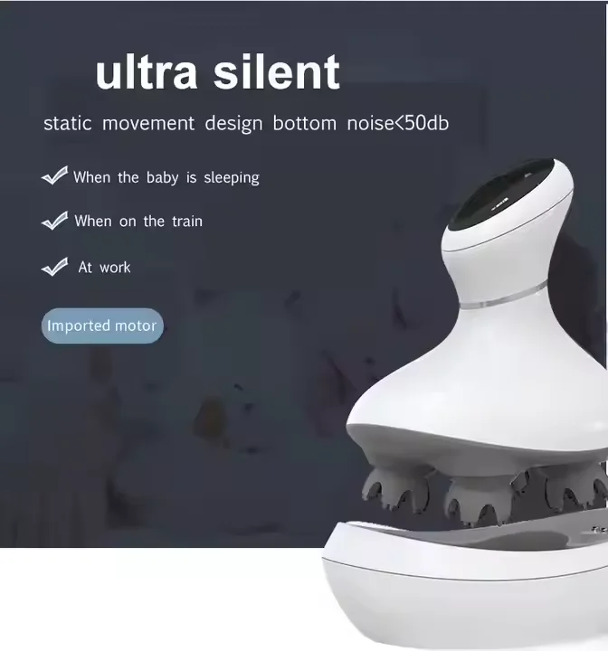 Anti Hair Loss Waterproof Smart Heads Massage Machine Hair Electric Vibrating Scalp Head Massager