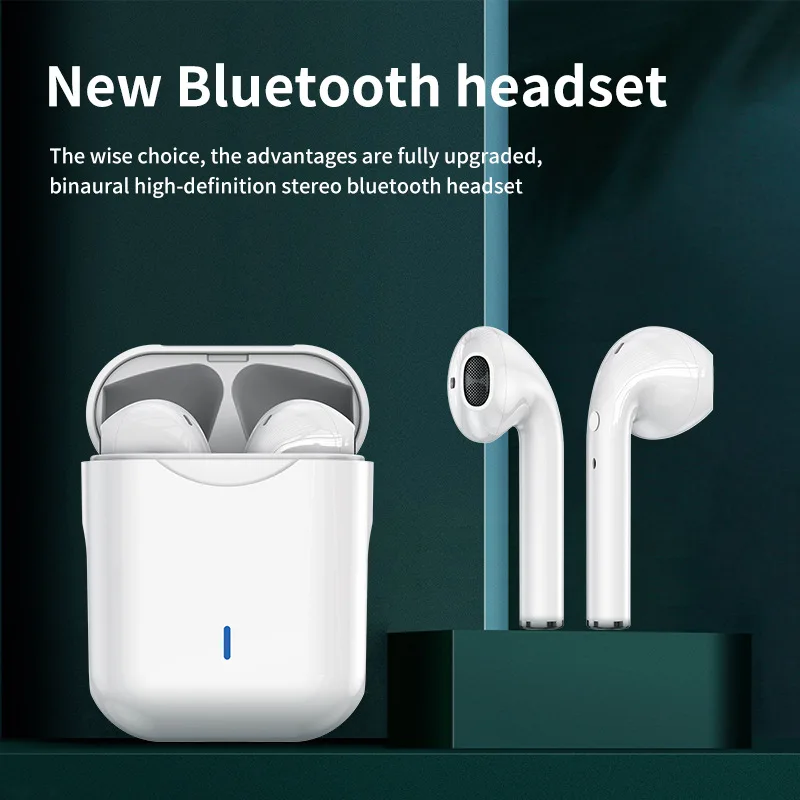 I9spro sports Blue tooth headset dual ear support wireless stereo charging bin with color music