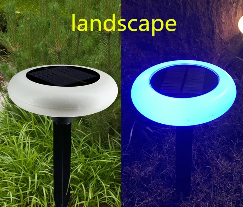 Лидер продаж разноцветный RGB садовый ландшафт деревенский двор праздничный уличный светодиодный солнечный