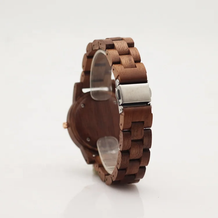 Charm new fashionable custom your own brand watch wood wristwatches women holz uhr own brand