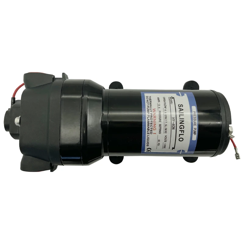 Singflo новый большой поток HY-40N 12V 17.5LPM 4.6GPM 40PSI 2.76bar Высокое качество насос для RV внешней раздвижной двери шкафа или раздвижной двери шкафа