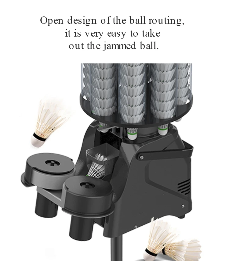 Hot Sales Automatic Badminton Ball Machine for Training Practice With App Remote Control