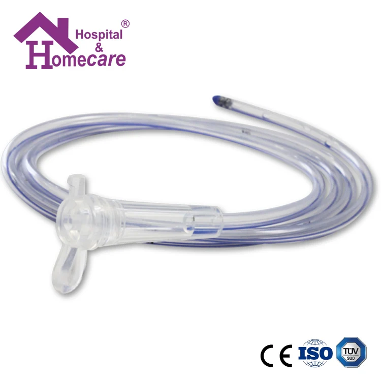 Одноразовая силиконовая трубка для живота Ryle с сертификатом CE ISO