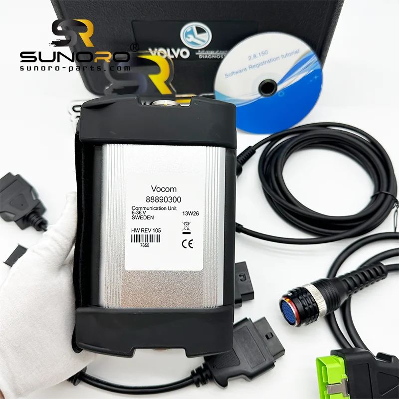 Vcads interface for VOLVO VOCOM 88890300 for VOLVO/ UD /MACK Renault truck diagnostic scanner tool