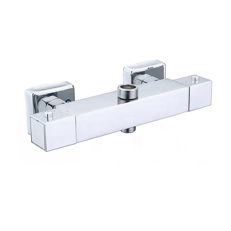 thermostatic bath shower mixer tap wall mounted brass thermostatic shower mixer faucets