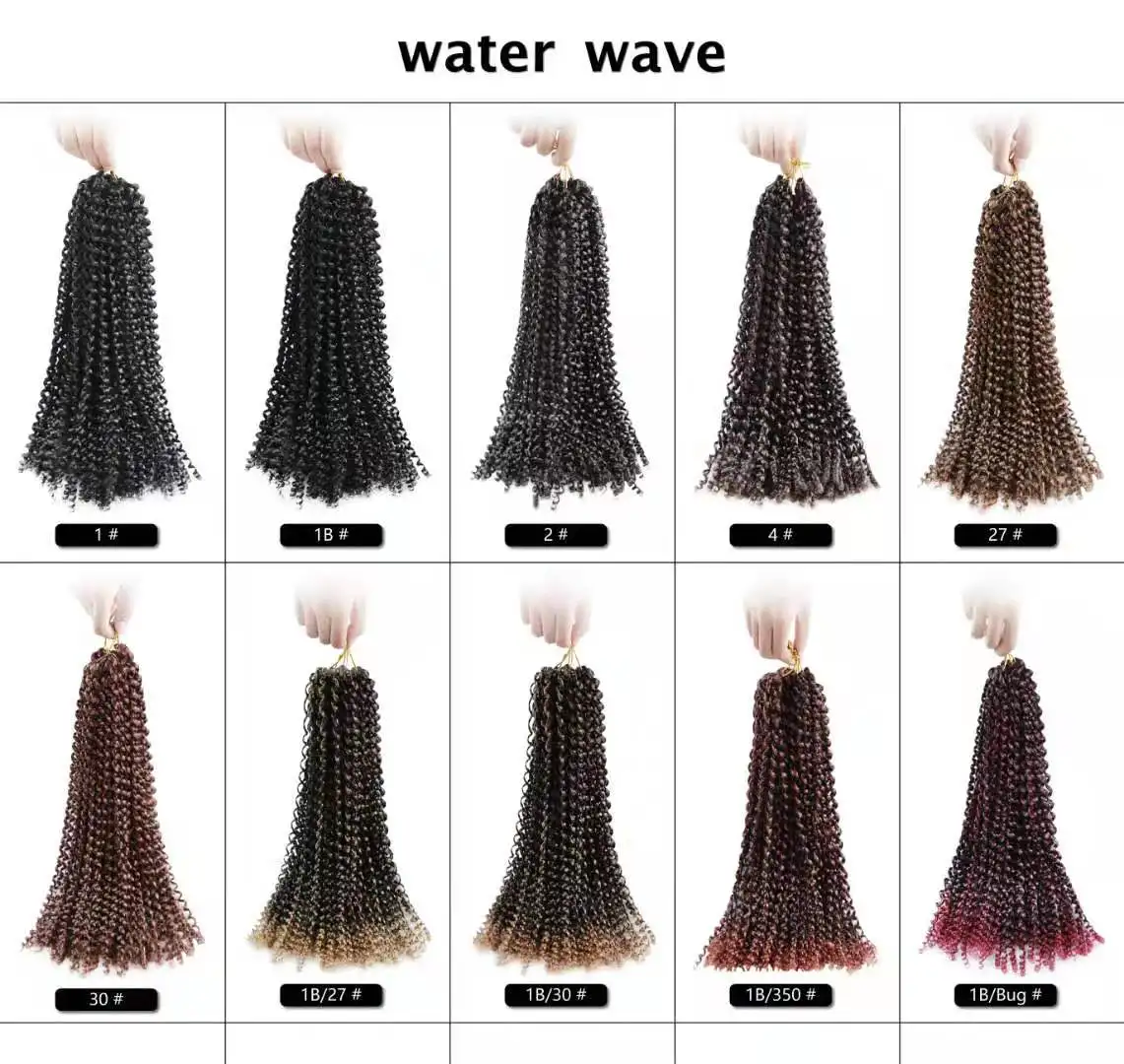 Passion Twist Hair Water Wave Synthetic Braids For Passion Twist Crochet Braiding Hair Spring Twist