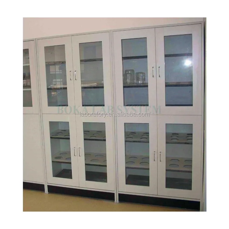 Деревянный шкаф для хранения химикатов