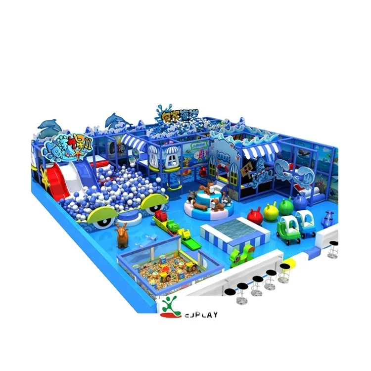 Cheap Price Large Marine Series Soft Playground Equipment Children Indoor Playground kinds playgrounds