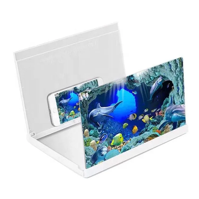 2020 Hot Selling Products 6D Projection 12-Inch 14-Inch Screen Enlarged Folding Mobile Phone Screen Magnifier