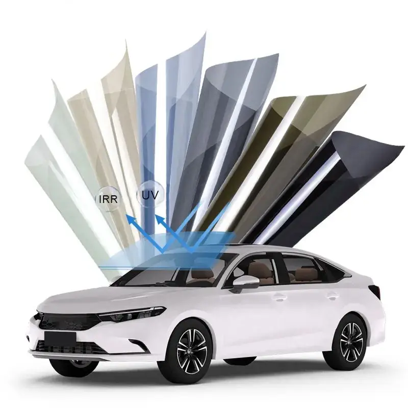 Explosion proof heat resistant car front window stickers IRR 90% UVR 99% car window solar film skin care auto window IR film