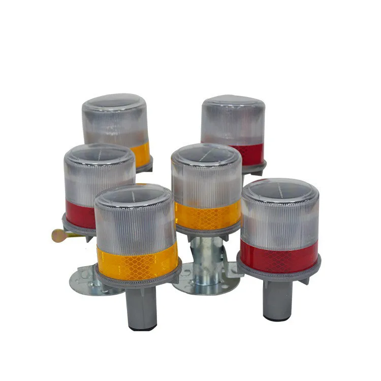 Traffic Cone Light Road Construction Safety Signal Solar Beacon Flashing Barricade Rotation Warning Light For Traffic Cone using