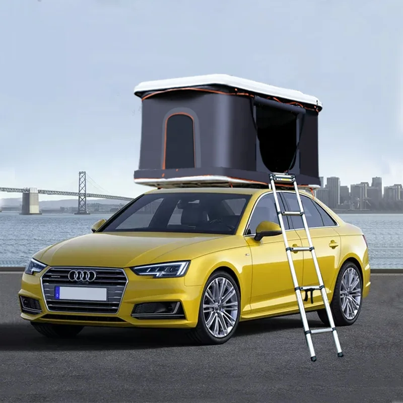 2021 Eco-Friendly Double Layers Waterproof 4X4 Folding Camping Hard Shell Car Roof Top Rooftop Tent