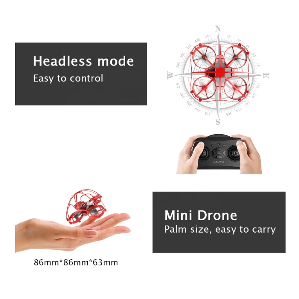 Smart 6 Axis 4Ch Rc Unmanned Aerial Vehicle Quadcopter Drone Uav Aircraft Toys For Kids