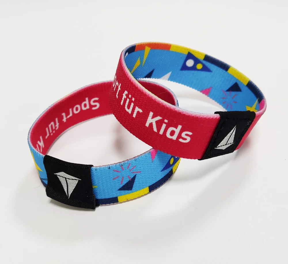 Настраиваемый эластичный браслет RFID NFC полиэстер баскетбольный фестиваль спортивный дешевые