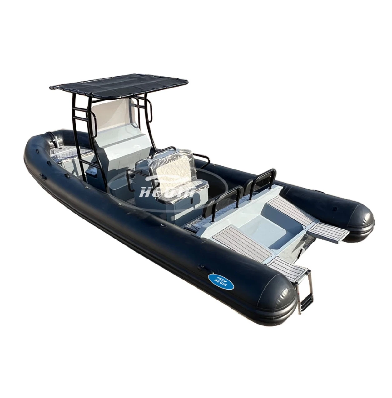 Завод Hedia 23ft RHIB 700 ORCA Hypalon ПВХ алюминиевое ребро корпуса Круизная надувная лодка с двигателем