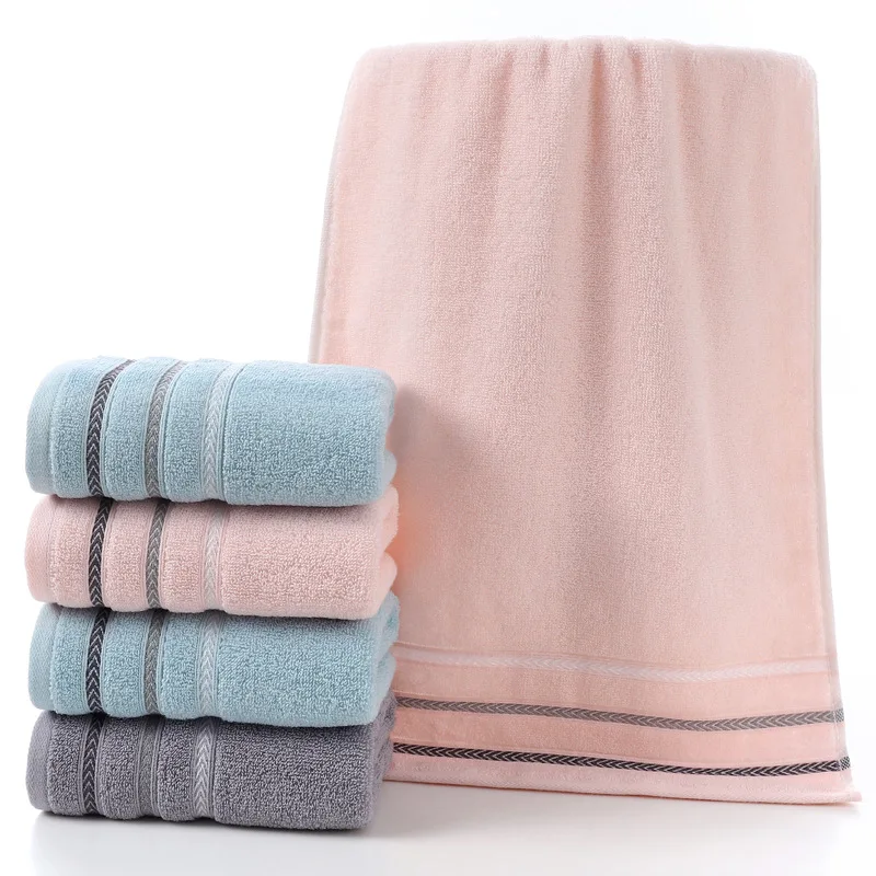 Satin File Cotton Towel Wholesale Absorbent Household Towel Soft Thickening