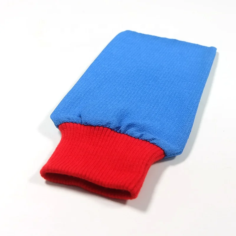 Hot Selling Dead Skin Remover Exfoliating Gloves 100% Cotton Bath Mitt Body Shower Exfoliating Glove