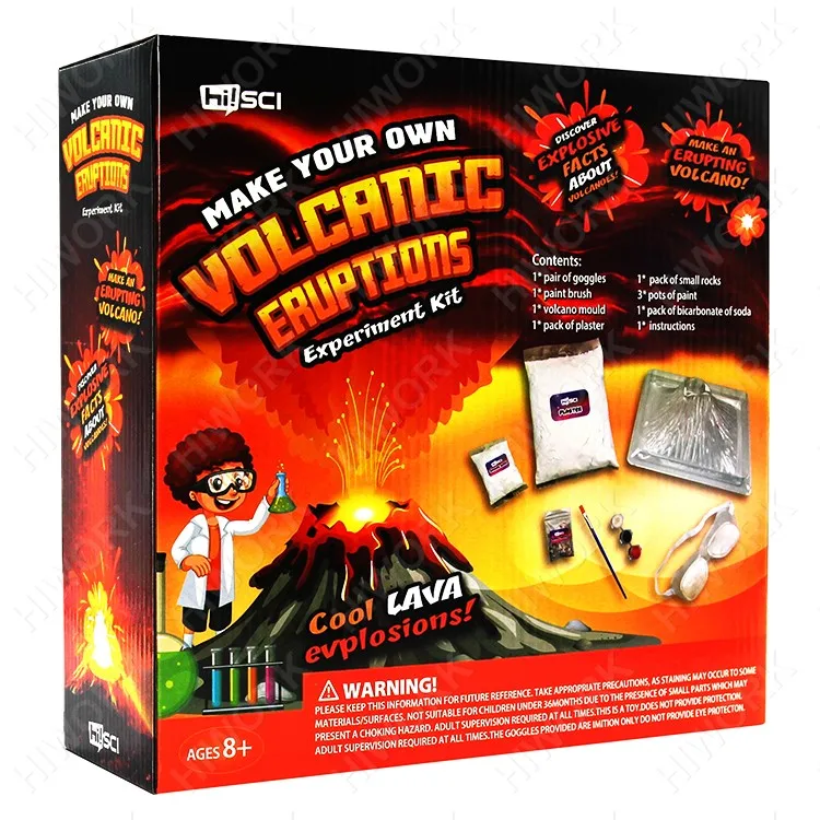 OEM STEM School Gypsum Painting Volcanic Eruptions DIY Toys Kids