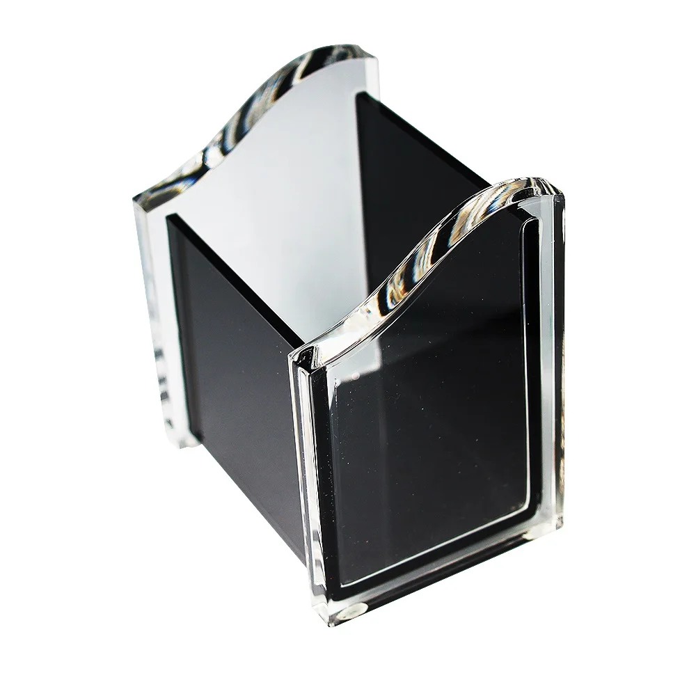 High Quality Desktop 100% Acrylic Pencil Pen Holder Container Stylish Office Supplies Desk Organizer For Export