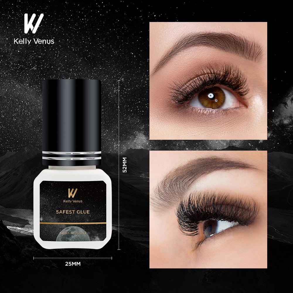 KV  lash extension glue adhesive private labelsafest glue NO PMMA NO hydroquinone glue eyelashes extension