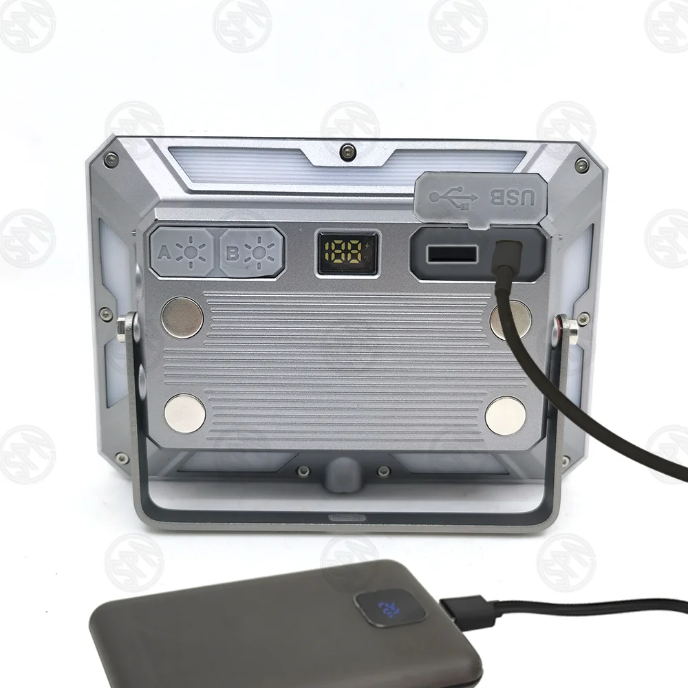 Многофункциональный Портативный Открытый водонепроницаемый USB Перезаряжаемый затемняемый кемпинговый свет для палатки ремонта автомобиля работы