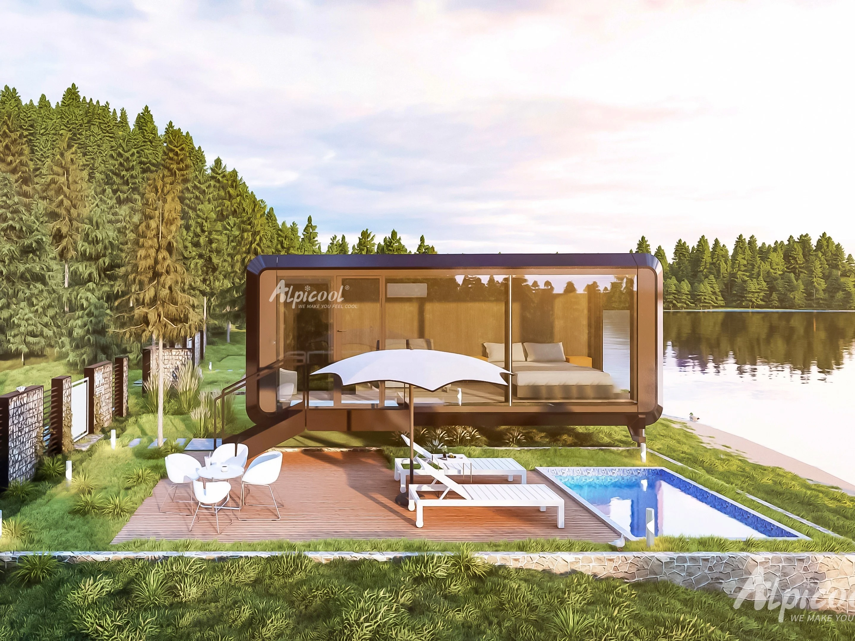 Сборные дома, современные стальные конструкции, роскошные контейнерные дома на заказ