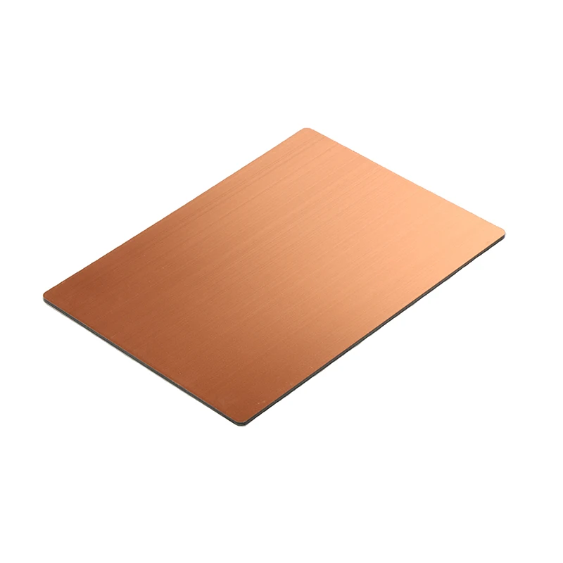 Metal Building Materials Natural Real Oxidized Patina Copper ACP Aluminum Composite Panel Cladding For Exterior Wall Panels