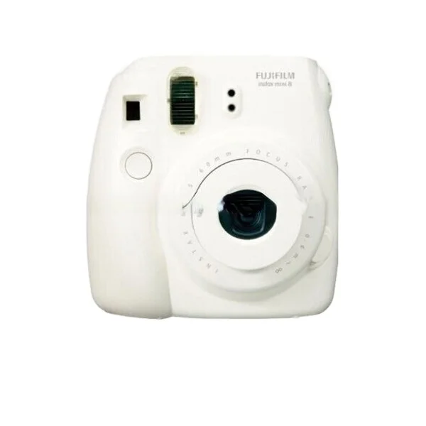 Белая мини-камера Fuji Instax