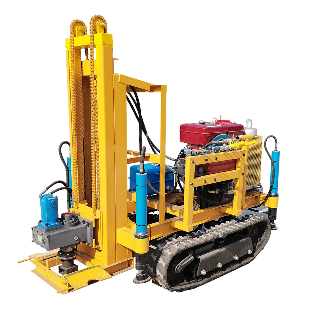 Full Hydraulic Mini Core Sample Geotechnical Sampling Drilling Rig Machine