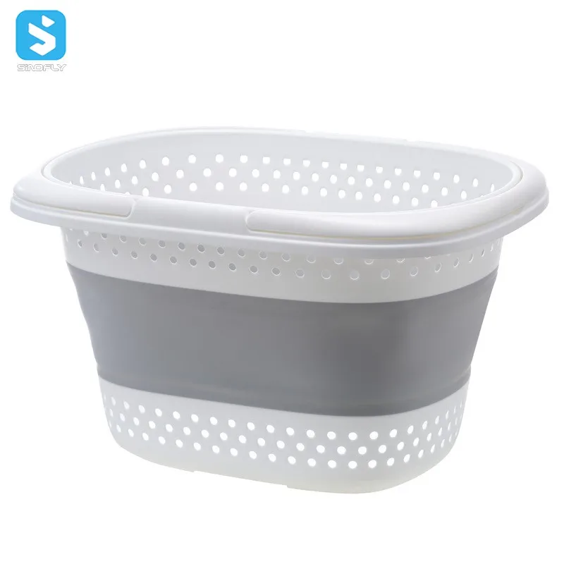 Bathroom Accessories Clothes Hamper Home Storage Dirty Clothes Basket Folding Portable Basket Collapsible Laundry Basket