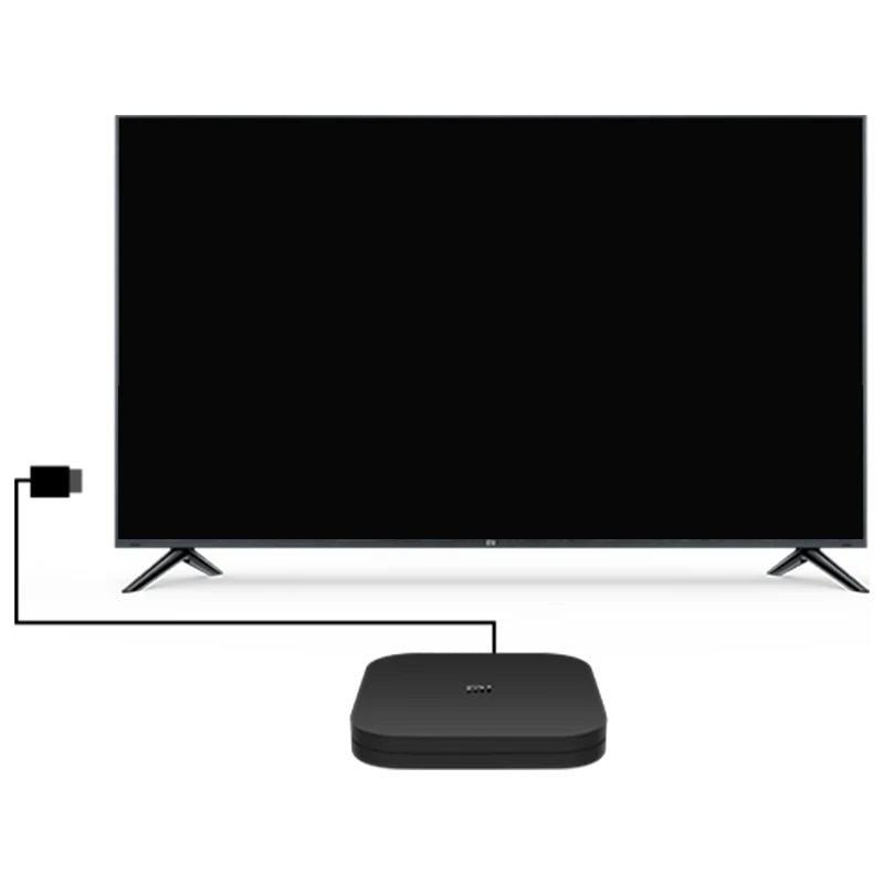  Оригинальная ТВ-приставка xiaomi 4K Ultra HD Android TV 8 1 HDR 2G 8G WiFi Google Cast Netflix Smart Box 4