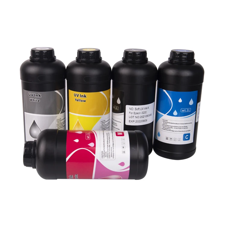 Good Adhesive Glue DTF UV Printing Ink UV Printer DTF UV Transfer Film Ink for Epson I3200 head