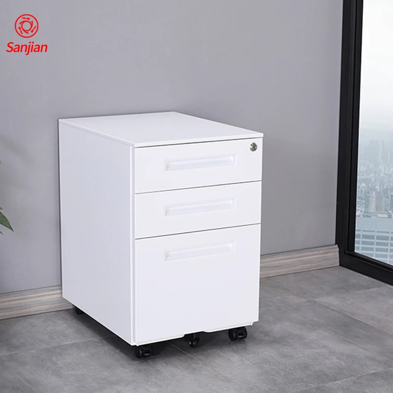 Антидемпинговое устройство 3 ящика тумба офисная мебель металлический файловый шкаф