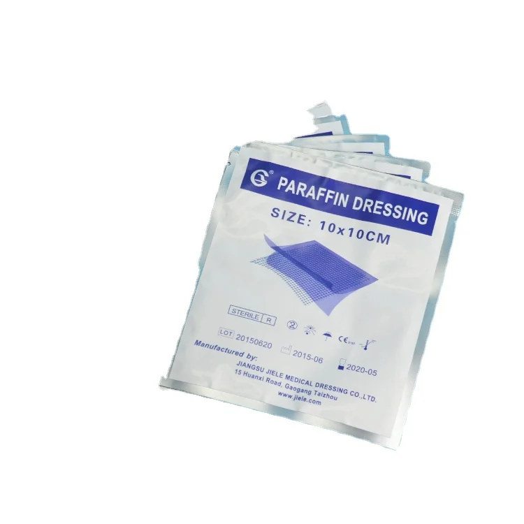 Медицинский стерильный парафиновый марлевый тампон