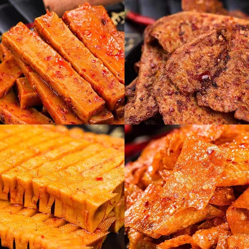 Wholesale nostalgic instant vegetarian Spicy gluten Chinese Latiao Spicy Snack