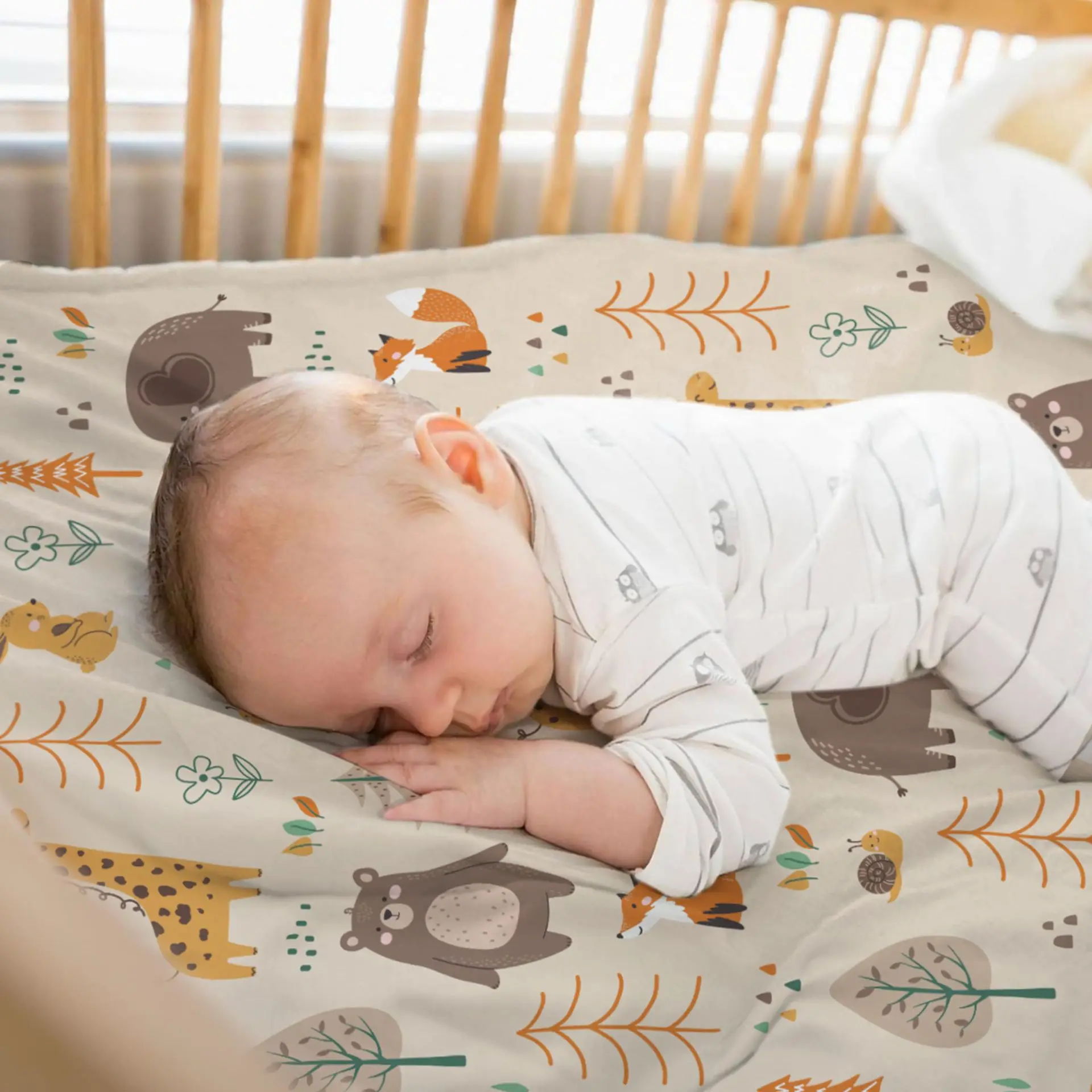 CPC Certification High Quality Custom sublimation 100% Polyester Organic Dot Super Soft Minky Dot  Baby Blanket For Newborns