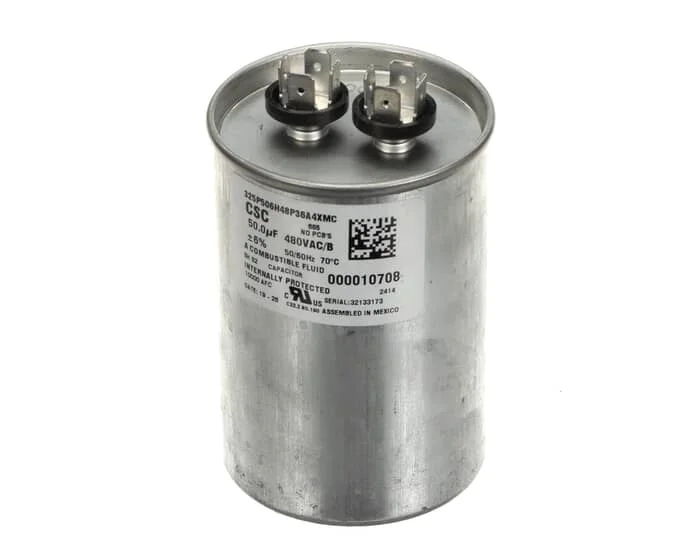 Manitowoc Ice 000010708 Run Capacitor, 50uF, 480 Volt, 50/60HZ