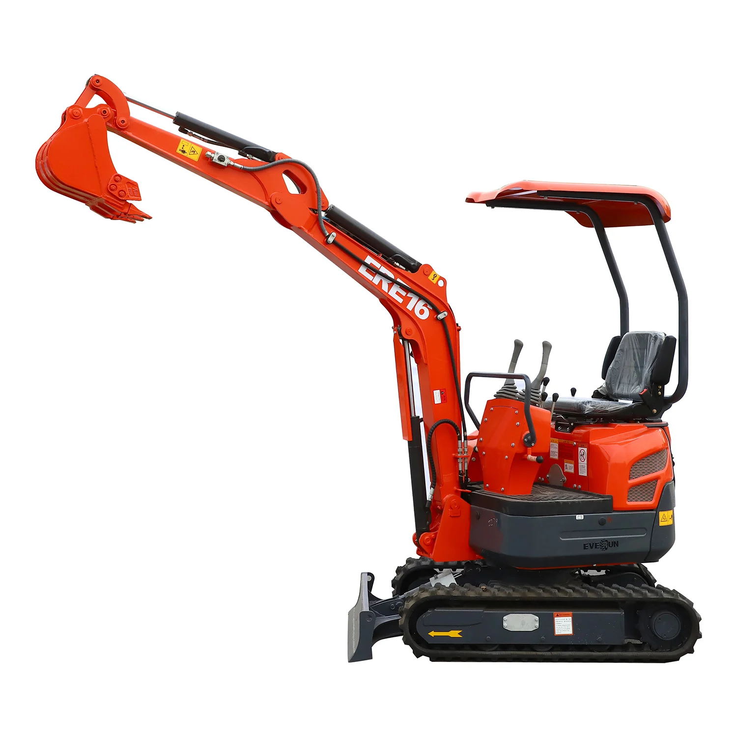 EVERUN CE сертификация 1600 кг ERE16 небольшой сельскохозяйственный экскаватор садовый мини-экскаватор