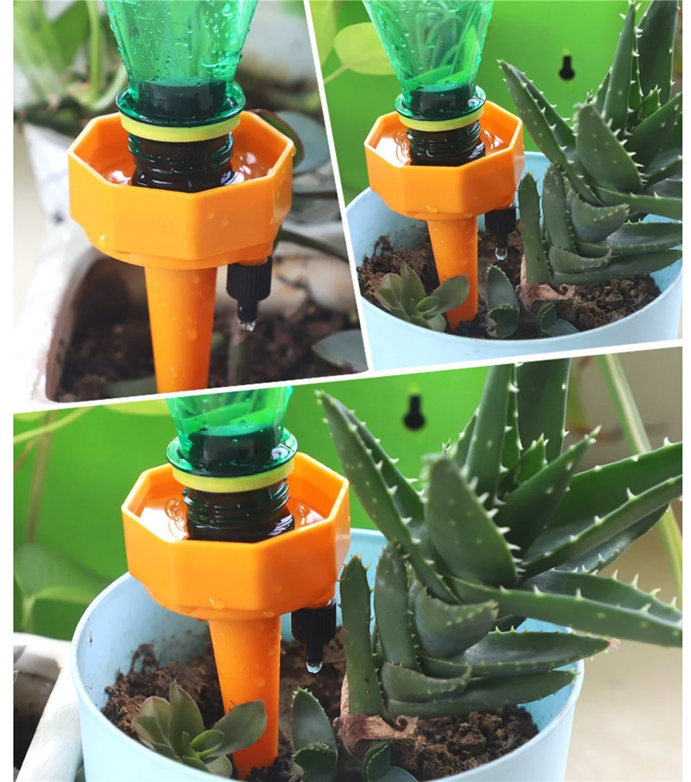 Garden Automatic Self Watering Spikes for Plants Flower Bottle Watering Device Plant Water Dripper