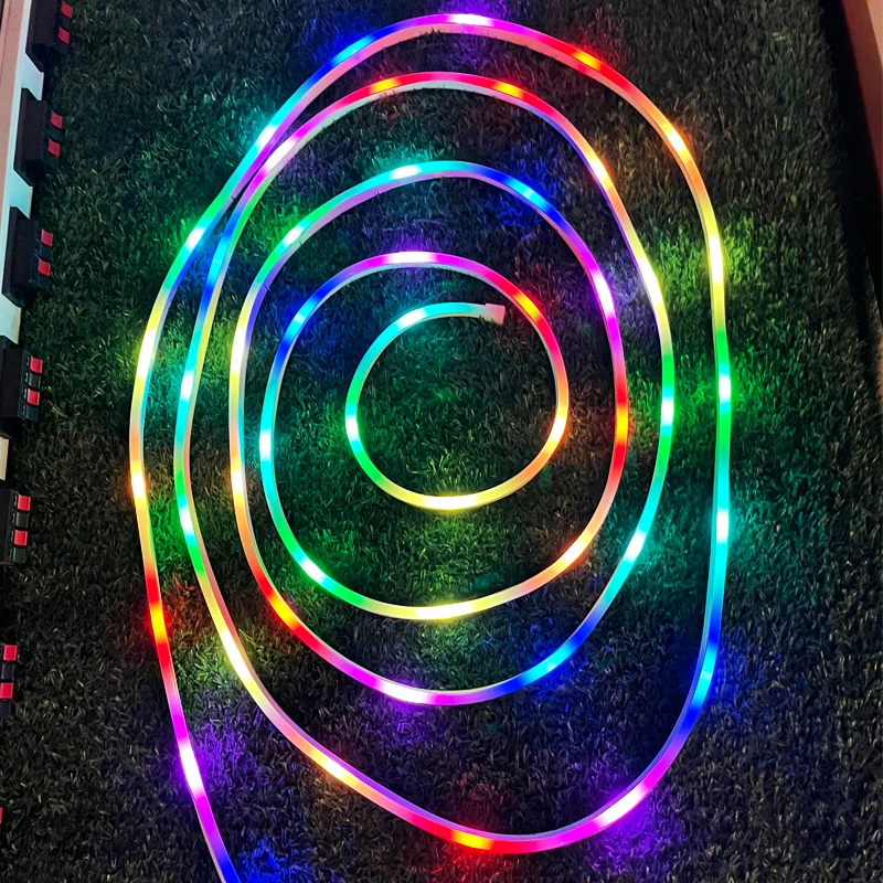Uplumin Customizable Car Ambient Lights LED Interior Decoration RGBIC Streamer APP Control Atmosphere Neon Lamp for All Cars