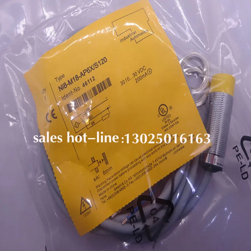 all-new Proximity switch sensor Ni8-M18-AP6X/S120 NI8-M18-AN6X/S120 inductive sensor