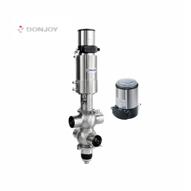 Горячая Распродажа SS316 donjoy комбинированные клапаны пневматический комбинированный санитарный клапан