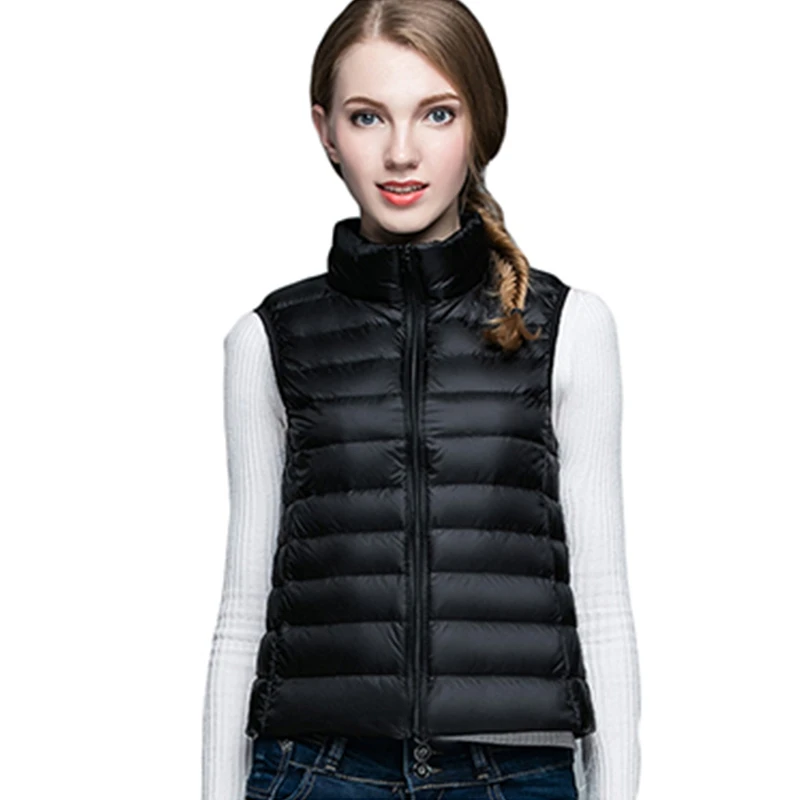 Good Quality Cheap Coats For Women Woman Winter Lightweight Ladies Down Vest