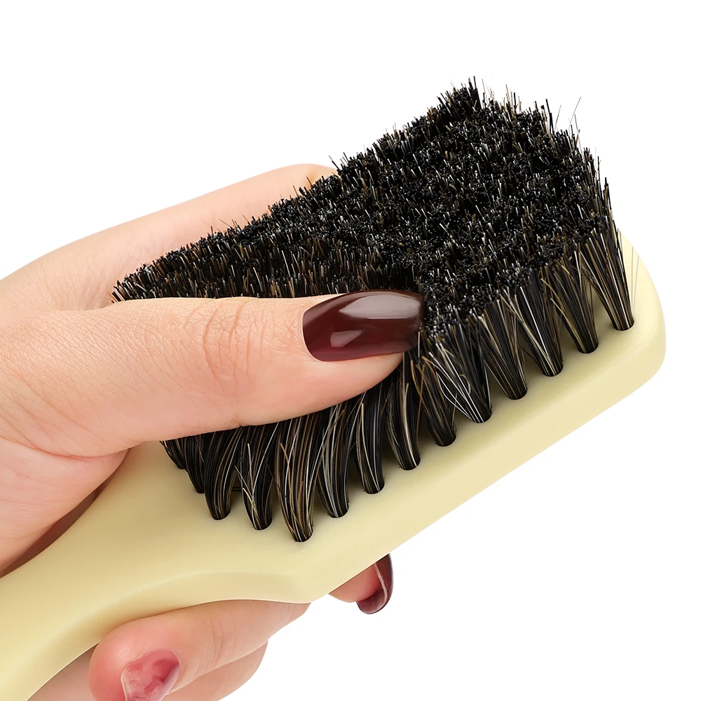 Распродажа Мужская щетка для укладки бороды с индивидуальным логотипом профессиональная масляная Расческа