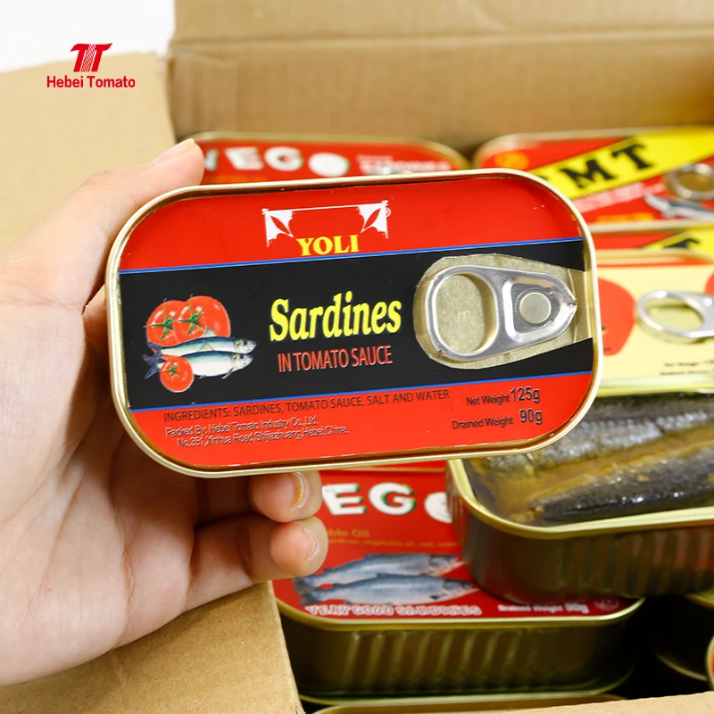 High Quality Canned Sardine Fish in Tomato Sauce with Private label