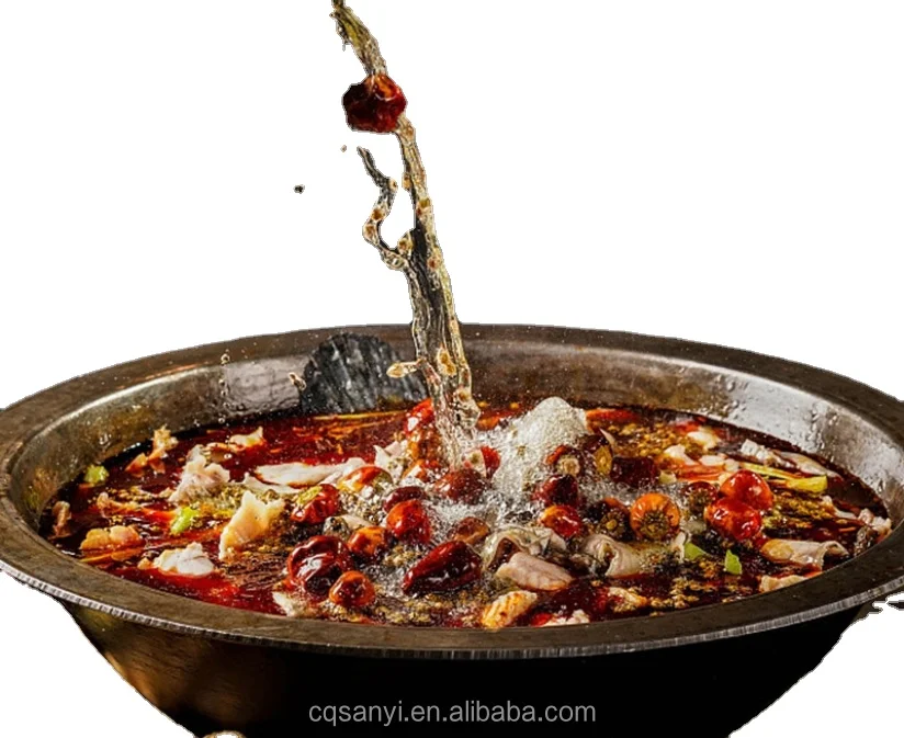 Mala Spicy Frog Fish Hot Pot Base 500g Chongqing Hot Pot Commercial Catering Package Cooking Sauce Boiled Fish Frog Seasonings