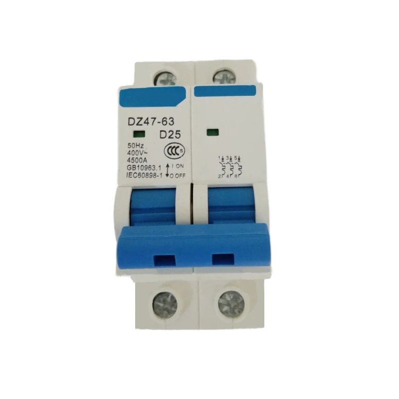 2022 Residual 3P DZ47-63A MCB Miniature Magnetic Circuit Breakers