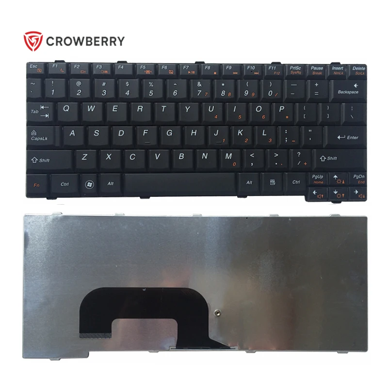 Оригинальная белая черная клавиатура для ноутбука Lenovo Ideapad S12